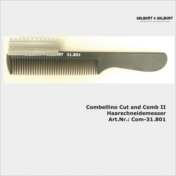 Combellino Cut and Comb  Haarschneide Kombimesser II Art.Nr.:COM-31.801